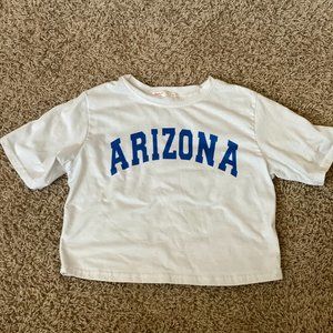 ROMWE Small White Arizona Cropped Top
